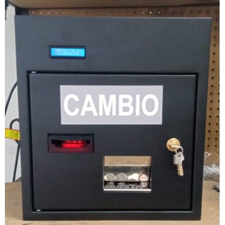 MAQUINA CAMBIO CON RECICLADOR BILLETES